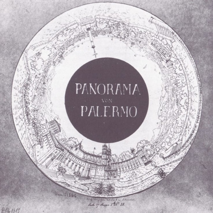 Panorama of Palermo — Karl Friedrich Schinkel