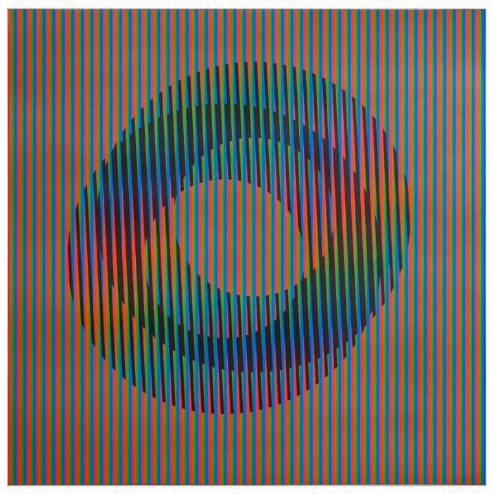 “Induction chromatique, Semana: Jueves” — Carlos Cruz-Diez