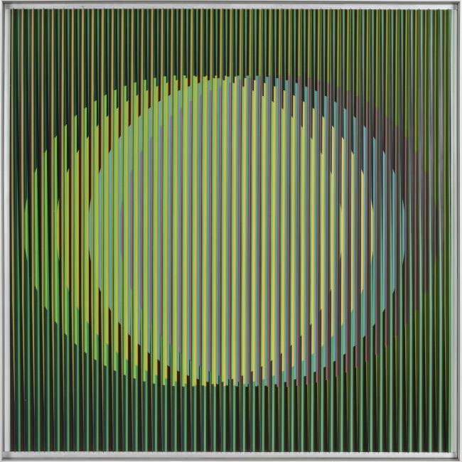 “Physichromie Panam 44” — Carlos Cruz-Diez